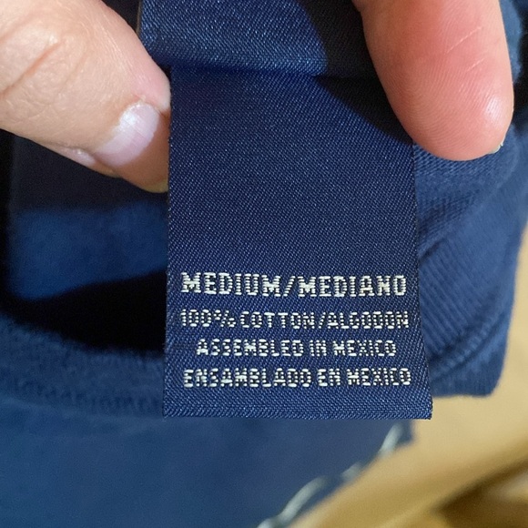 VINTAGE GET YOUR KISSES KICKS ROUTE 66 MENS NAVY BLUE T-SHIRT WITH STRIPE COTTON - Picture 6 of 6